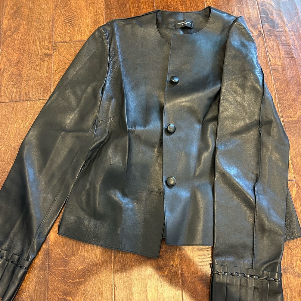 Women's Black Leather Jacket